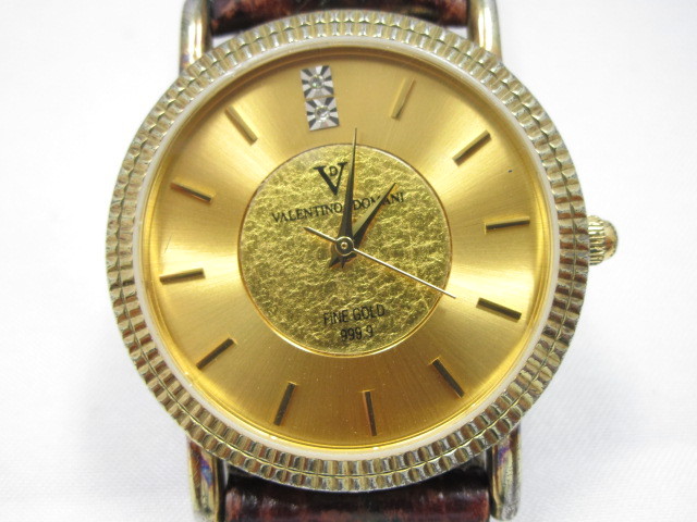 ☆VALENTINO DOMANI バレンチノ ドマーニ MILANO VD-1023 FINE GOLD
