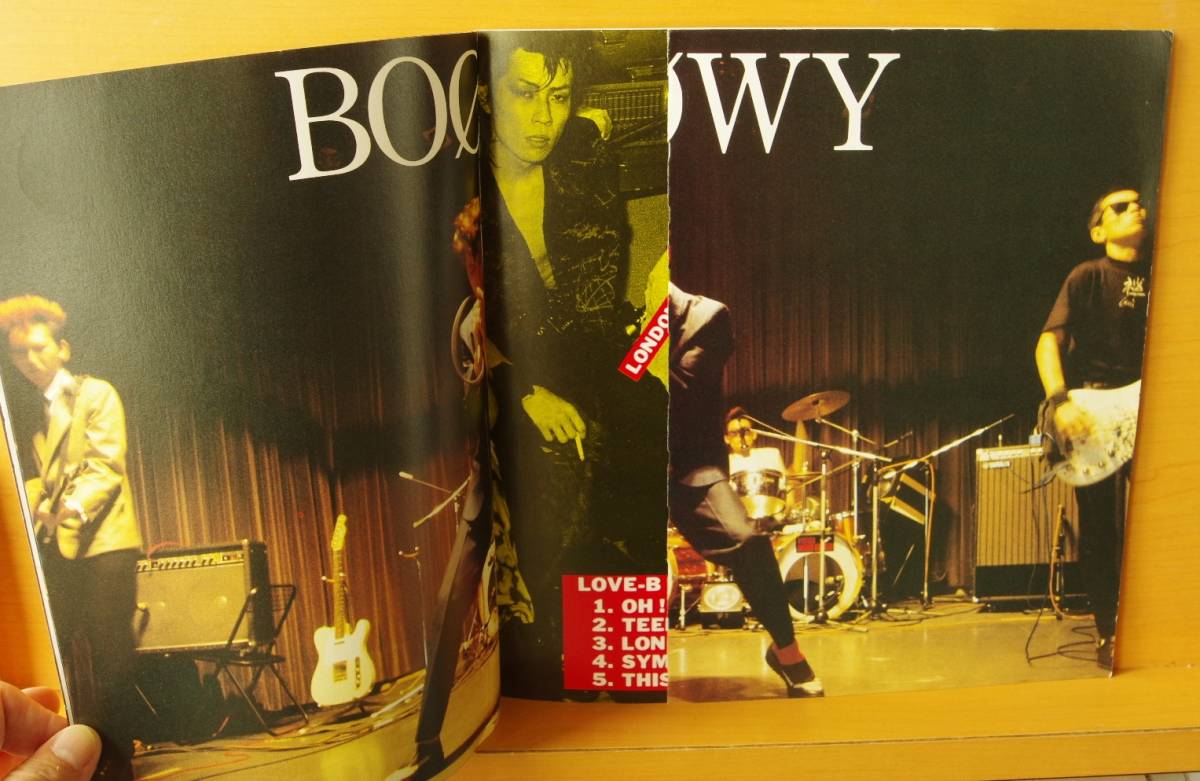 希少】BOOWY A REAL TIME vol.2 INSTANT LOVE バンドスコア 氷室京介