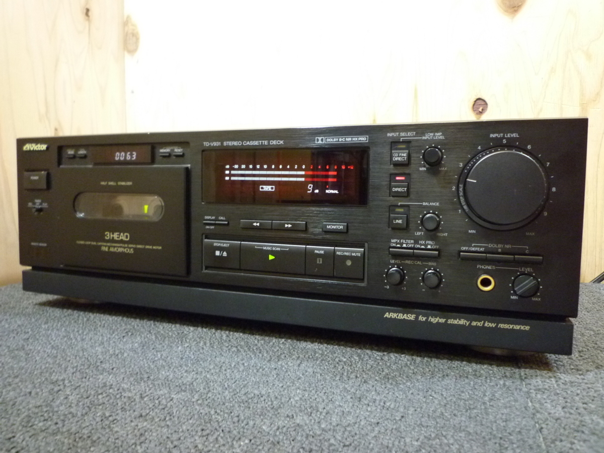VICTOR ⁄ TD-V931 3HEAD ⁄ カセットデッキ ⁄ ビクターの落札情報詳細