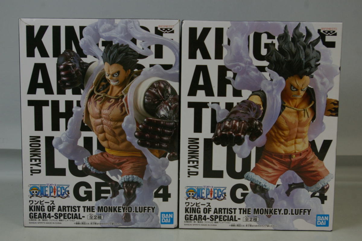 新品 未開封 ワンピース キング オブ アーティスト ルフィ ギア4 スペシャル 全2種 King Of Artist The Monkey D Luffy Gear4 Special の落札情報詳細 ヤフオク落札価格情報 オークフリー スマートフォン版