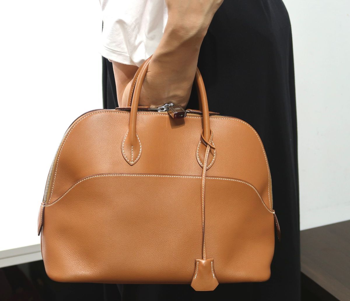 1円 美品 エルメス ボリード1923 バッグ ブラウン シルバー金具 ショルダーバッグ ハンドバッグ ヴォーガリバー ゴールド の落札情報詳細 ヤフオク落札価格情報 オークフリー スマートフォン版