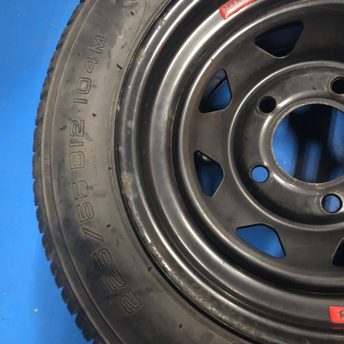 タイトジャパンMAXトレーラー タイヤホイール 225/55/B12 104M 12X7AT