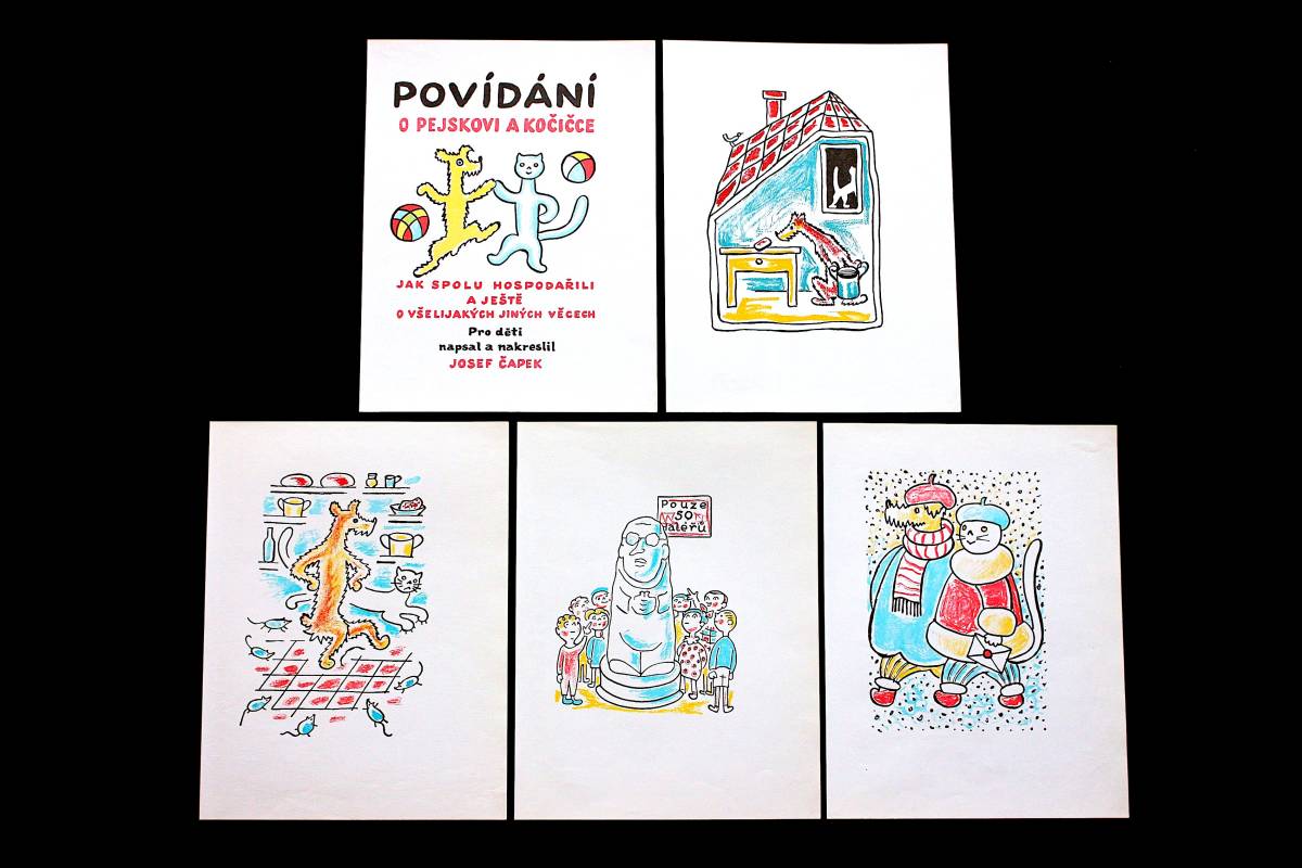 ヨゼフ チャペックの古い絵本のイラスト5枚セット01 アンティーク ヴィンテージ ヨーロッパ チェコ雑貨 チェコ絵本 イラスト 古本 洋書 の落札情報詳細 ヤフオク落札価格情報 オークフリー スマートフォン版