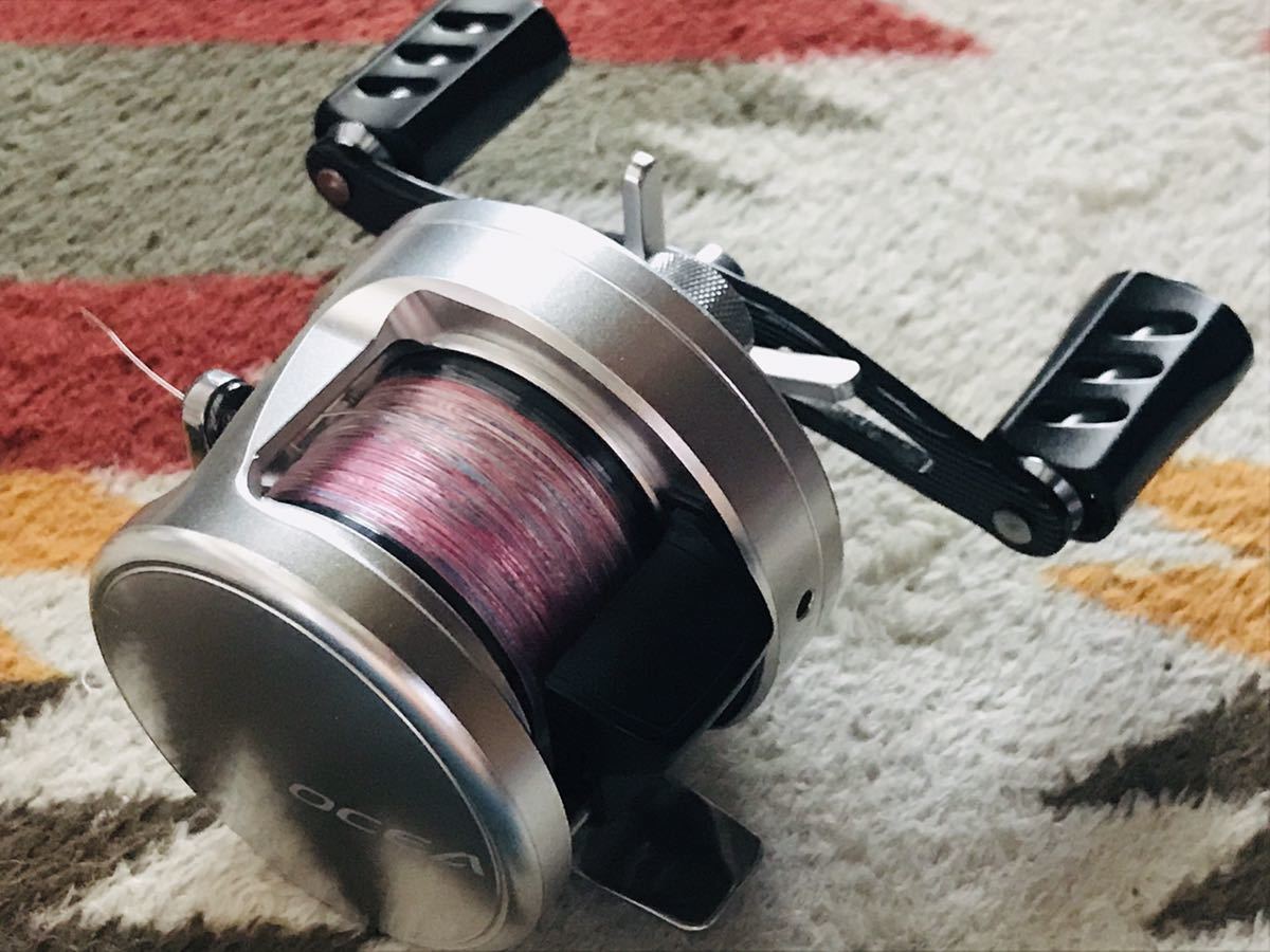 SHIMANO シマノ 12 オシアカルカッタ 200PG 右ハンドル 美品 元箱あり 消費税なし 迅速対応!! これからの季節に!! シマノ 12オシアカルカッタ 200PG⁄P182M 極上美品 ベイトリール : 釣