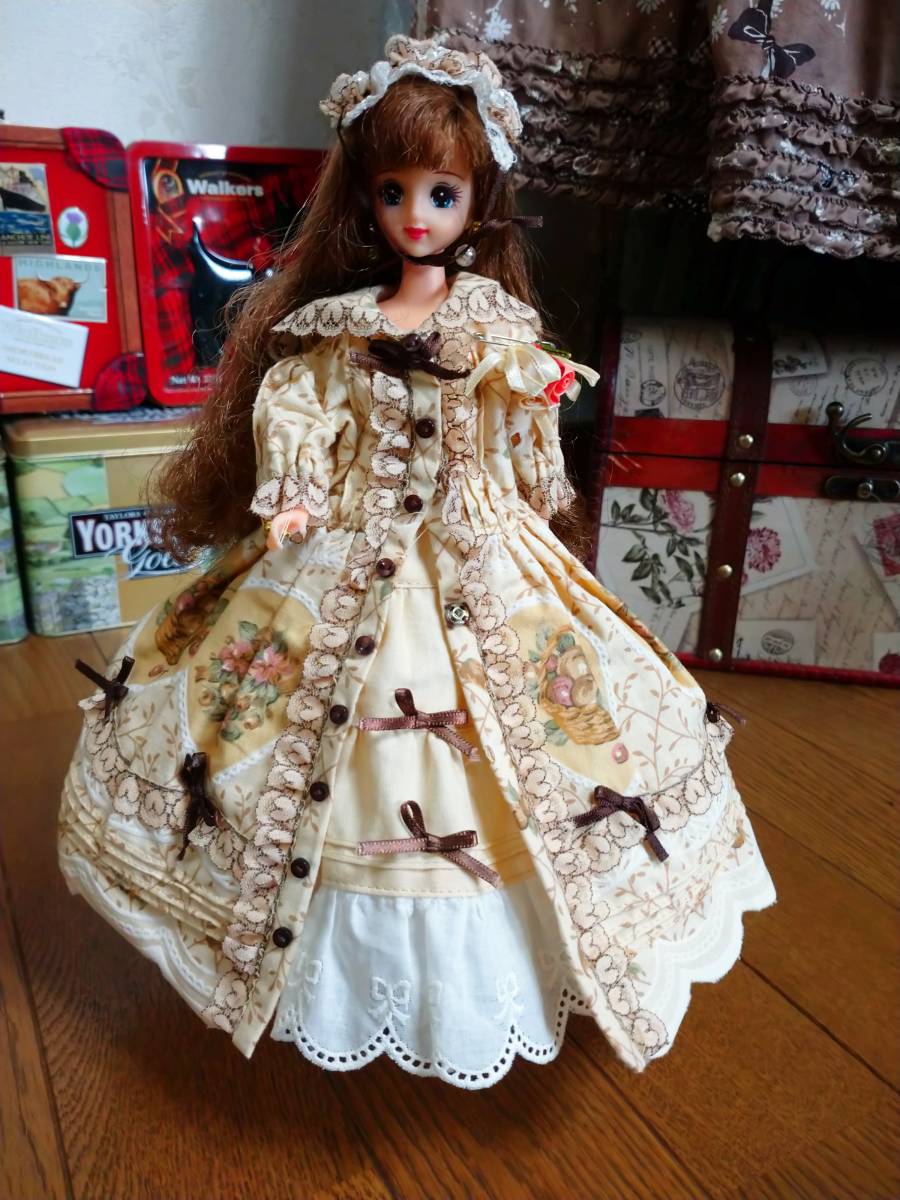 ドール用ハンドメイドドレス⭐エクセリーナカスタマイズ和洋ドレス ジェニー・エクセリーナ＞ アンティーク風セーラーカラードレス4点