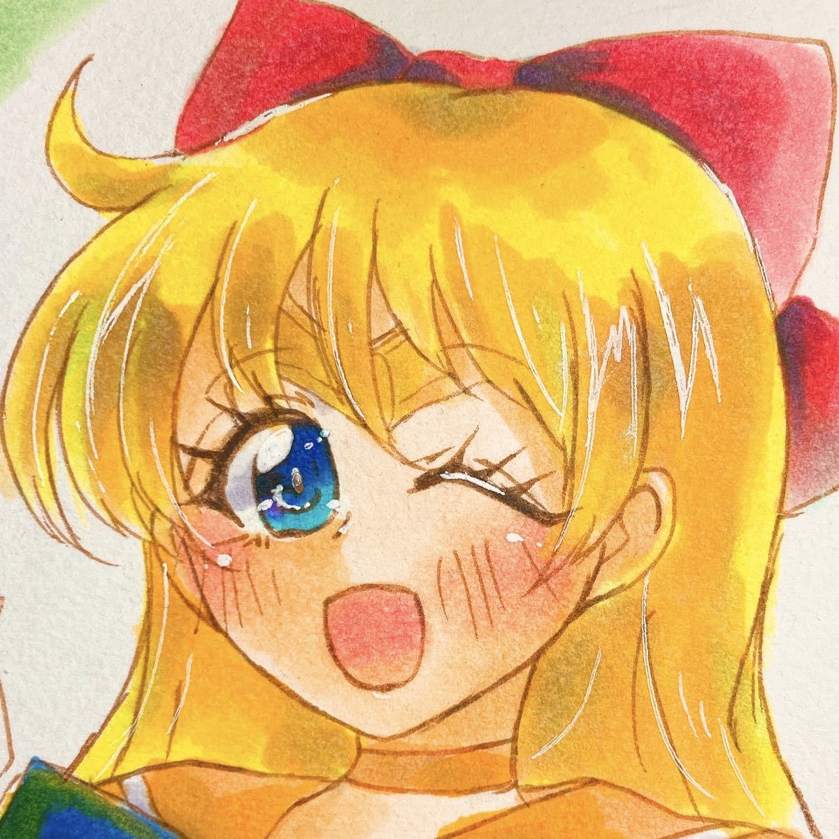 新品 同人 手描きイラスト 美少女戦士セーラームーン セーラーヴィーナス 愛野美奈子 の落札情報詳細 ヤフオク落札価格情報 オークフリー スマートフォン版