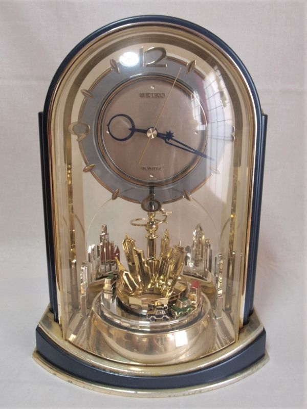 SEIKO 置時計 アーチ型 透明