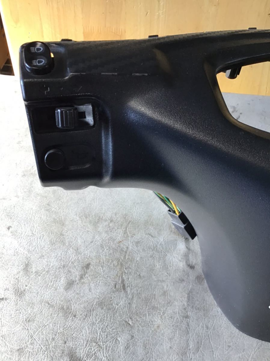 純正スピードメーター周りのカバー、スイッチ付(スズキ アドレスV125S) スズキ（SUZUKI） アドレスV125 CF46A 純正 スピードメーターASSY 新品