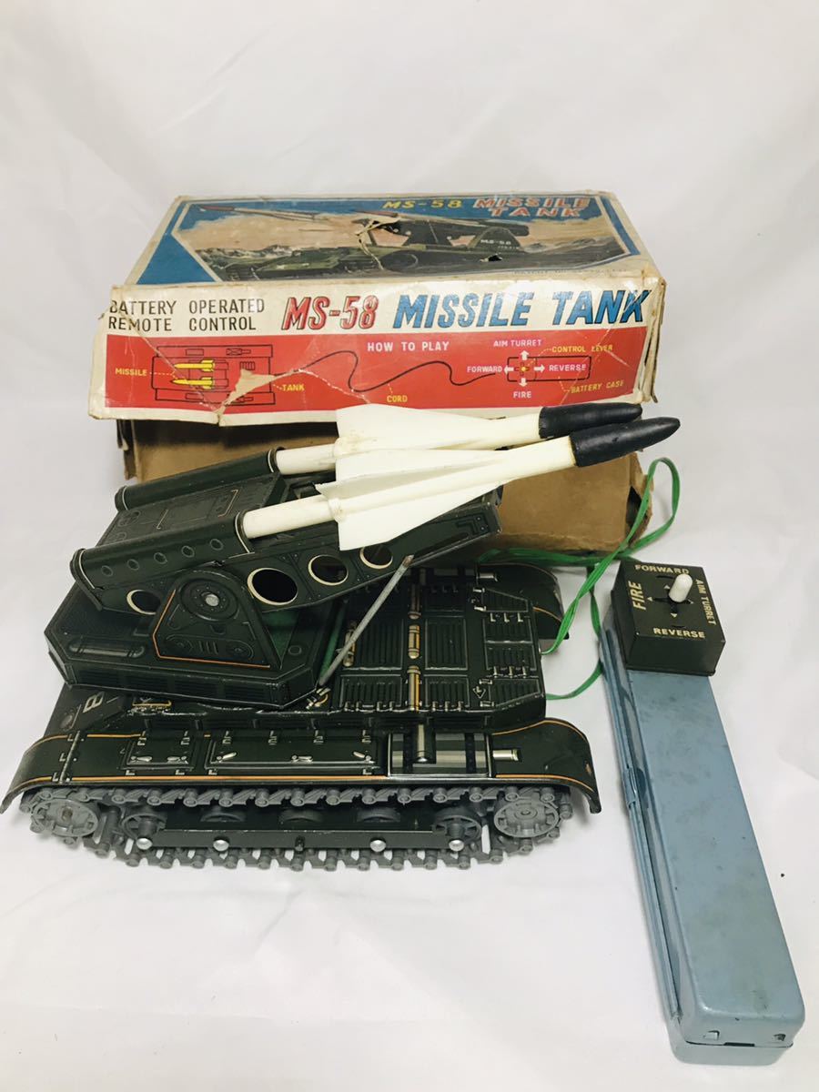 MS-58 Yahoo!オークション - TANK 昭和レトロ ブリキ戦車 モダン