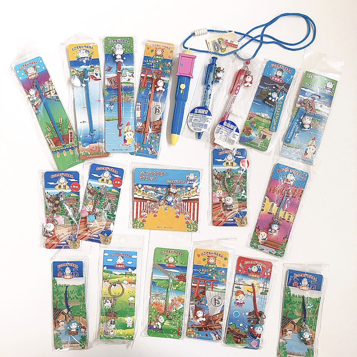 どこでもドラえもん ご当地 旅行 根付け ストラップ まとめ売り レア