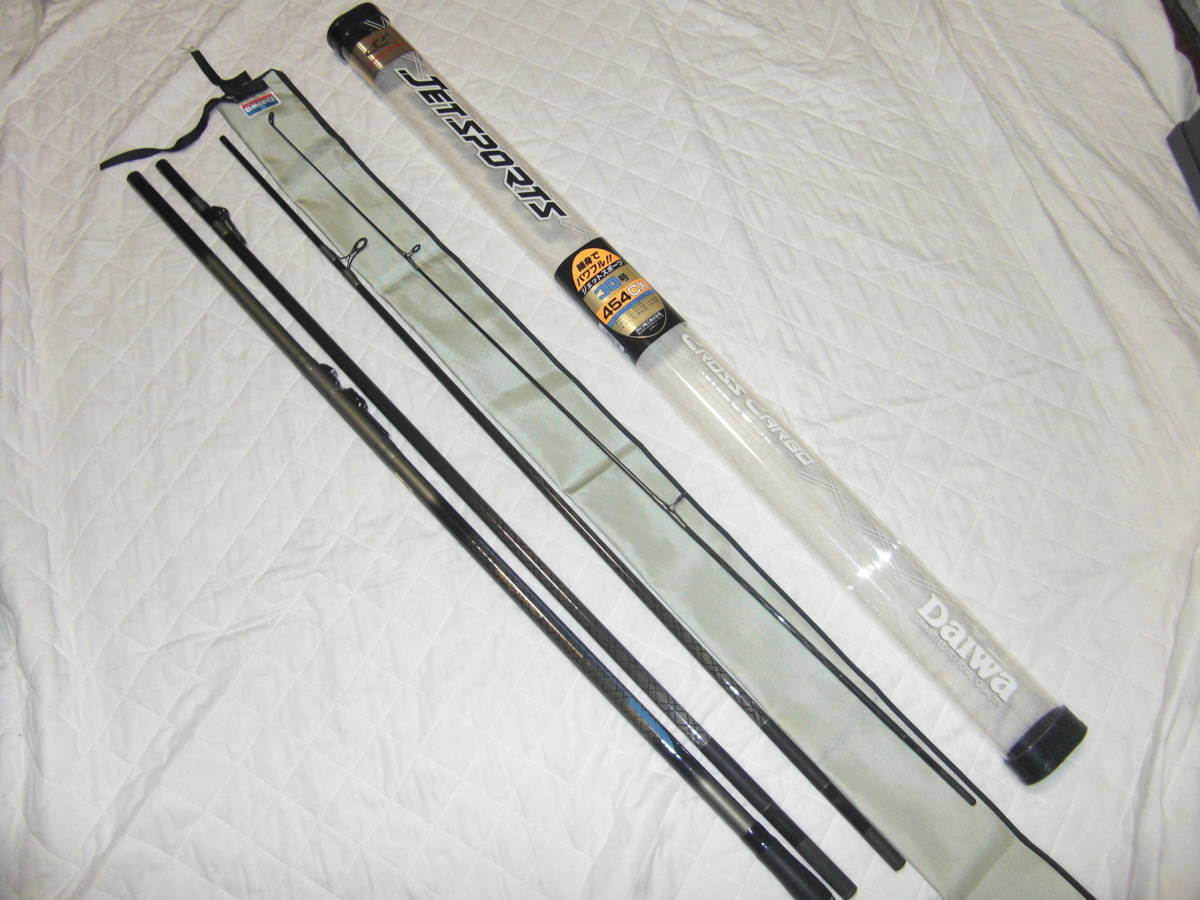 ダイワ 投げ竿 Ccジェットスポーツ ３０号 ４５４cx Jetsports 並継 Cross Carbo 投げキス クロスカーボ 名竿 オールド 美品 長期保管品 の落札情報詳細 ヤフオク落札価格情報 オークフリー スマートフォン版