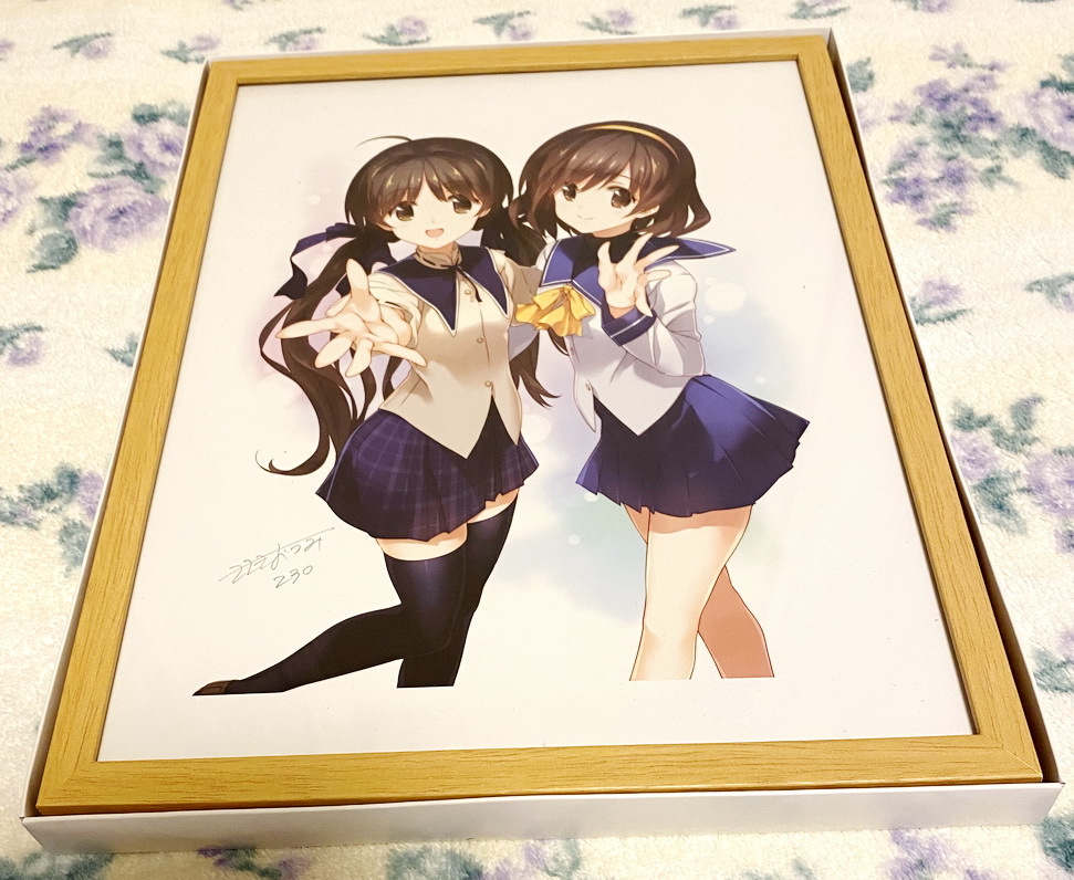 新品 Memories Off Innocent Fille ささきむつみ 直筆サイン入り額装イラスト A Ver 今坂唯笑 白河ほたる メモリーズオフ キャラアニ の落札情報詳細 ヤフオク落札価格情報 オークフリー スマートフォン版