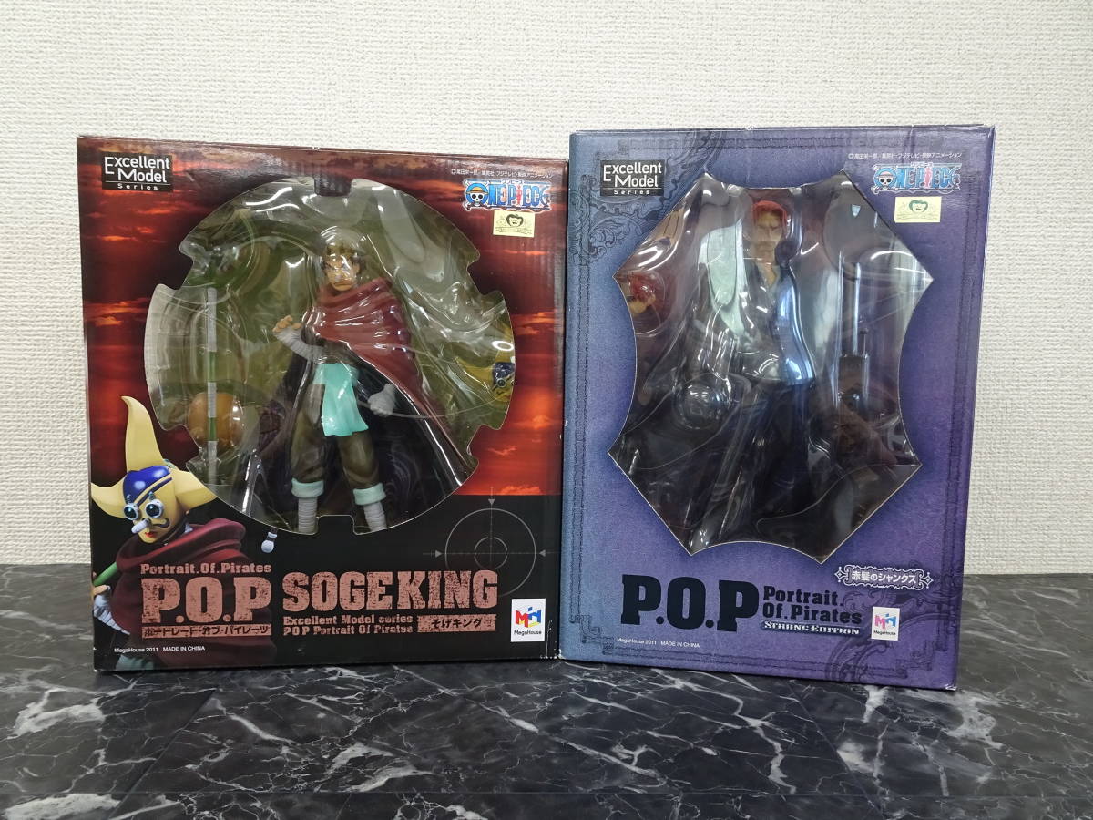 ワンピース One Piece P O P ストロングエディション 赤髪のシャンクス そげキング ウソップ ジャンク品セット の落札情報詳細 ヤフオク落札価格情報 オークフリー スマートフォン版