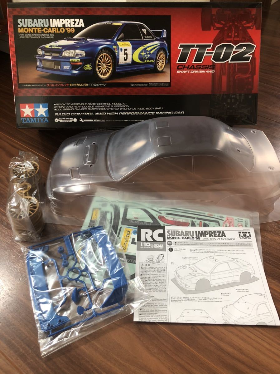 tamiya impreza monte carlo 99 タミヤ インプレッサ タミヤTT-02【ボディ編】#2 スバル インプレッサ モンテカルロ
