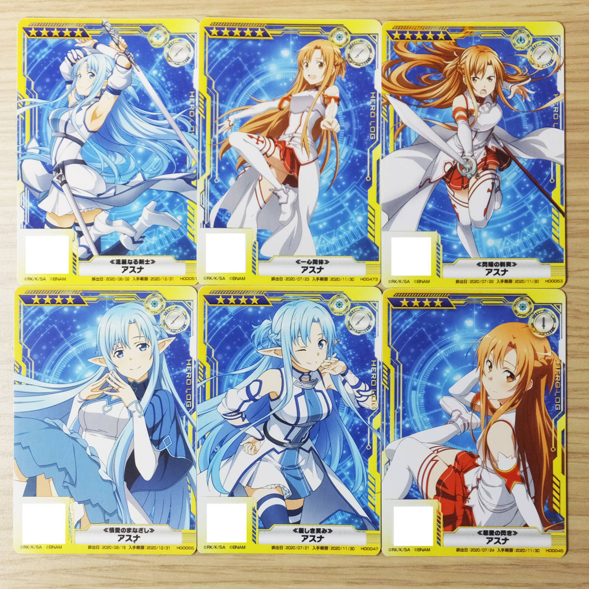 SAOAC 1周年スリーブアスナ40枚