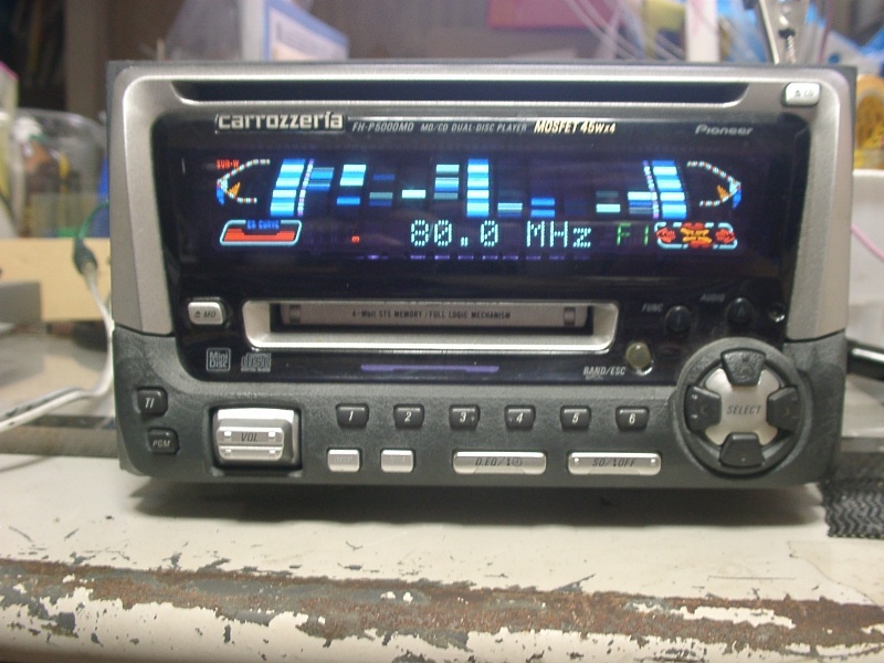 動作確認済み カロッツエリア FH-P5000 2Din CD・MD・ラジオ（FM/AM
