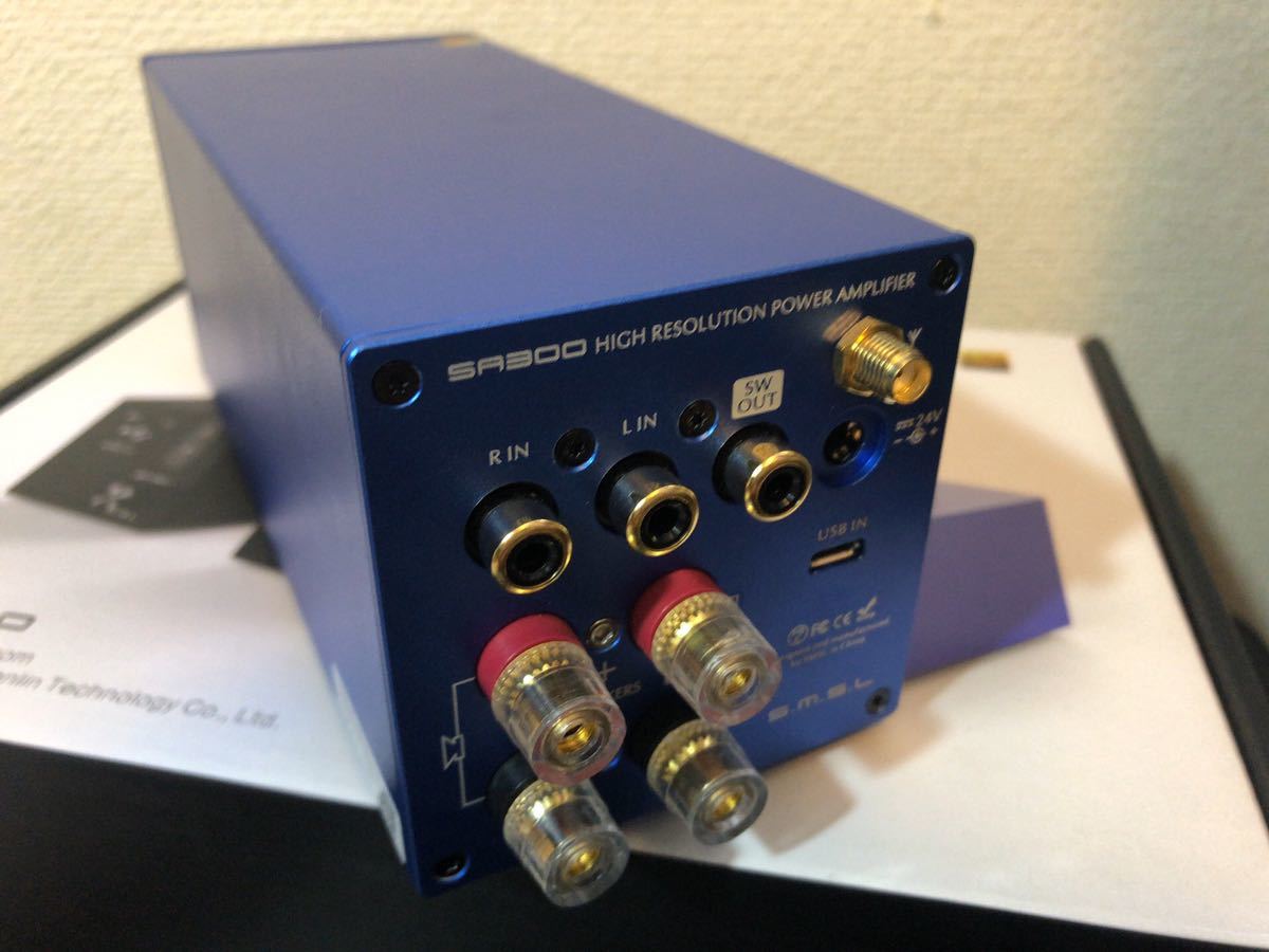 S.M.S.L SA300 デジタルアンプ 青 Amazon.co.jp: SMSL SA300 Bluetooth 5.0 アンプ パワーアンプ