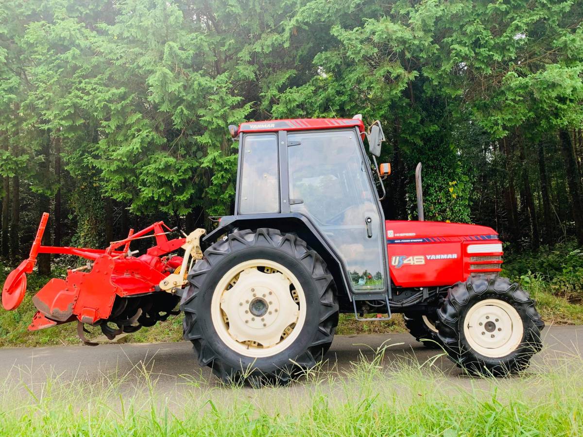 【SOLD OUT】ヤンマ トラクター US-46 46馬力 キャビン エアコン パワステ 自動水平 ワンタッチヒッチ【清掃・整備済】【農機具でっく】【福岡】【トラクター】 SOLD OUT】ヤンマ トラクター US-46 46馬力 キャビン エアコン