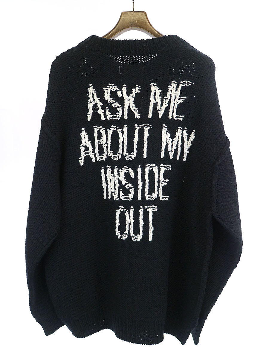 doublet ダブレット 19AW HAND-KNITTING JAQUARD PULLOVER ピエロジャ