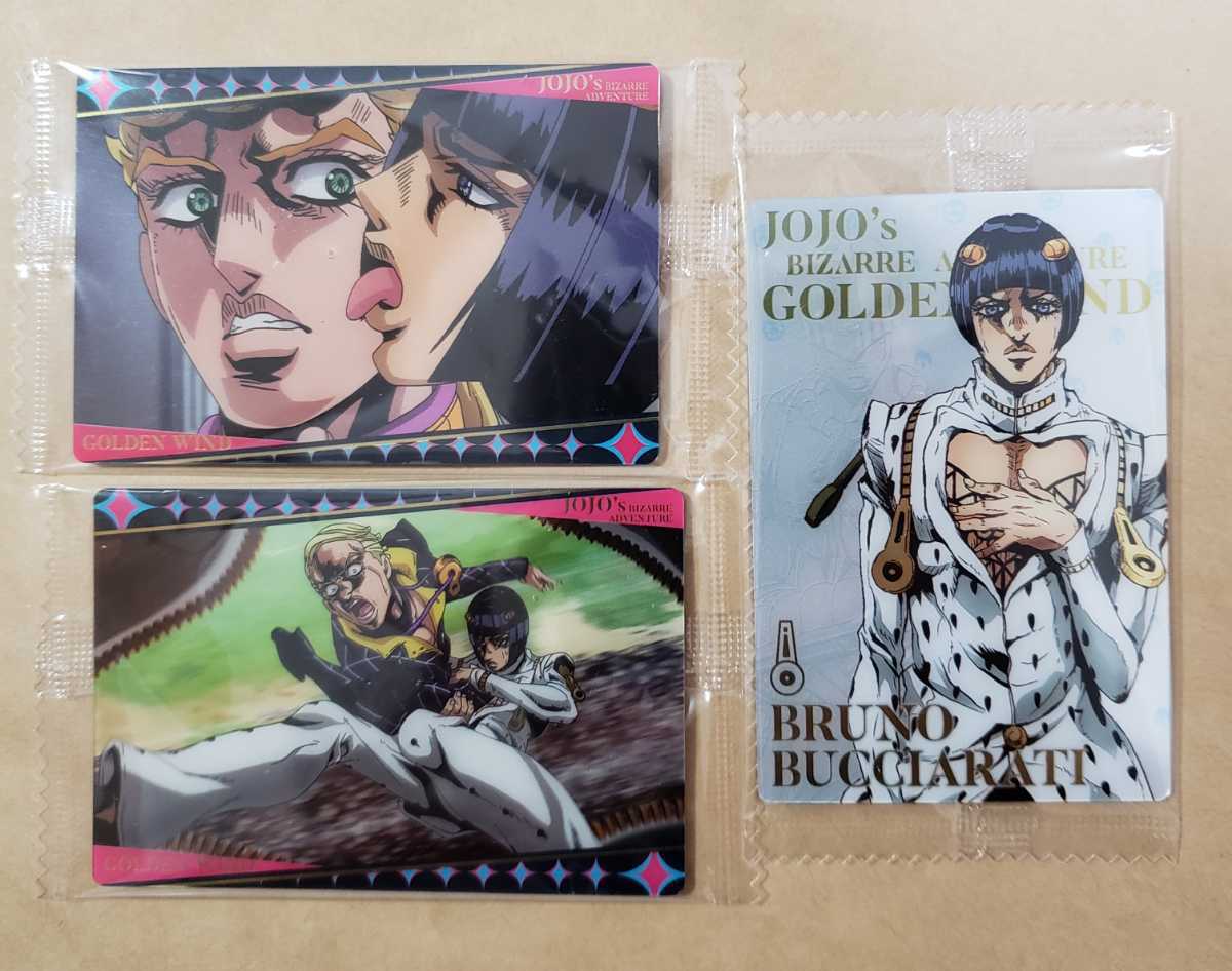 新品 Jojo ジョジョの奇妙な冒険 黄金の風 ウエハース Bruno Bucciarati ブローノ ブチャラティ ストーリーカード キャラクターカード Bandai の落札情報詳細 ヤフオク落札価格情報 オークフリー スマートフォン版