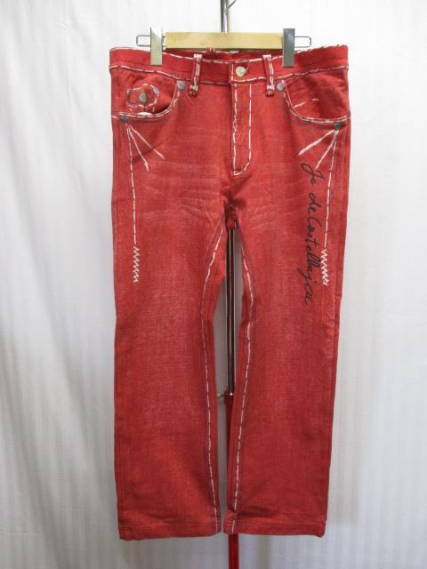 カステルバジャック スウェットデニムパンツ 赤 メンズ４６ ジョグジーンズ デニムスウェットレッドパンツ X の落札情報詳細 ヤフオク落札価格情報 オークフリー スマートフォン版