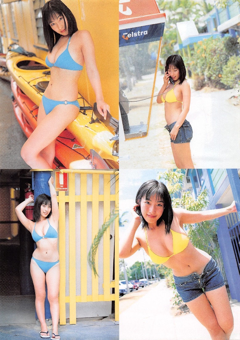 切り抜き】佐藤寛子『自慢の看板娘。』#水着あり 5ページ 即決!の落札