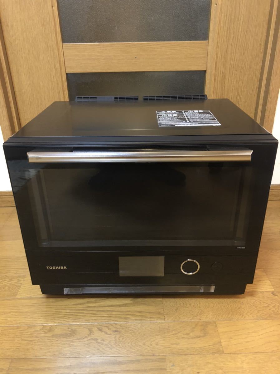 美中古 TOSHIBA 過熱水蒸気オーブンレンジ 石窯ドーム ER-TD7000-K