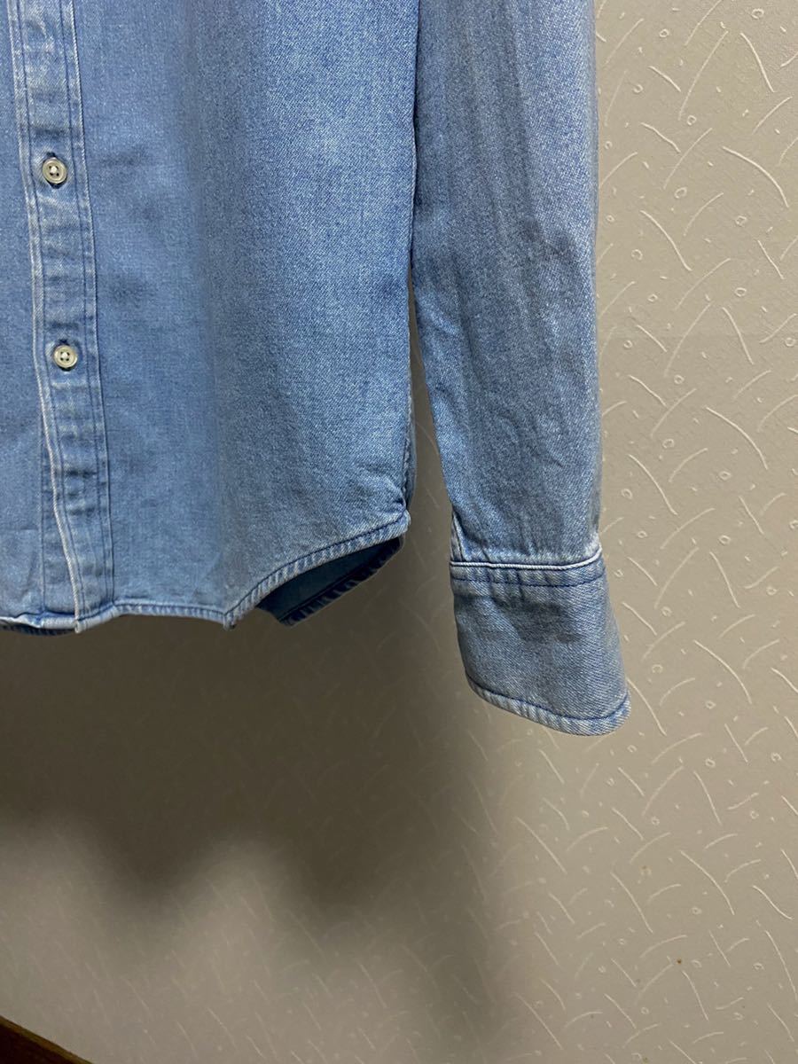 国内正規品/希少 Supreme Crown Denim Shirt Blue/ シュプリーム 