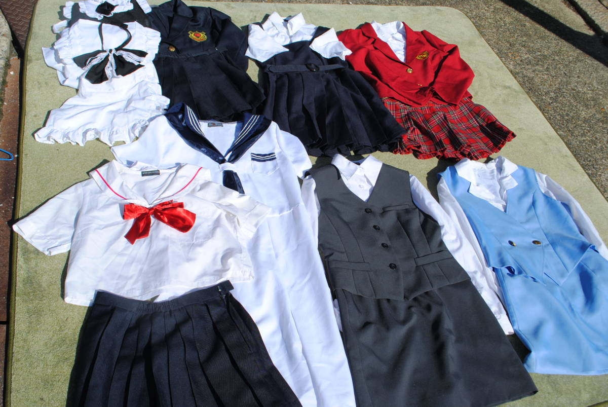 け878 コスプレ衣装9点 ワンピース セーラー スカート Ol メイド 仮装 衣装 ハロウィーン イベント コスチューム 詳細写真複数あり の落札情報詳細 ヤフオク落札価格情報 オークフリー スマートフォン版