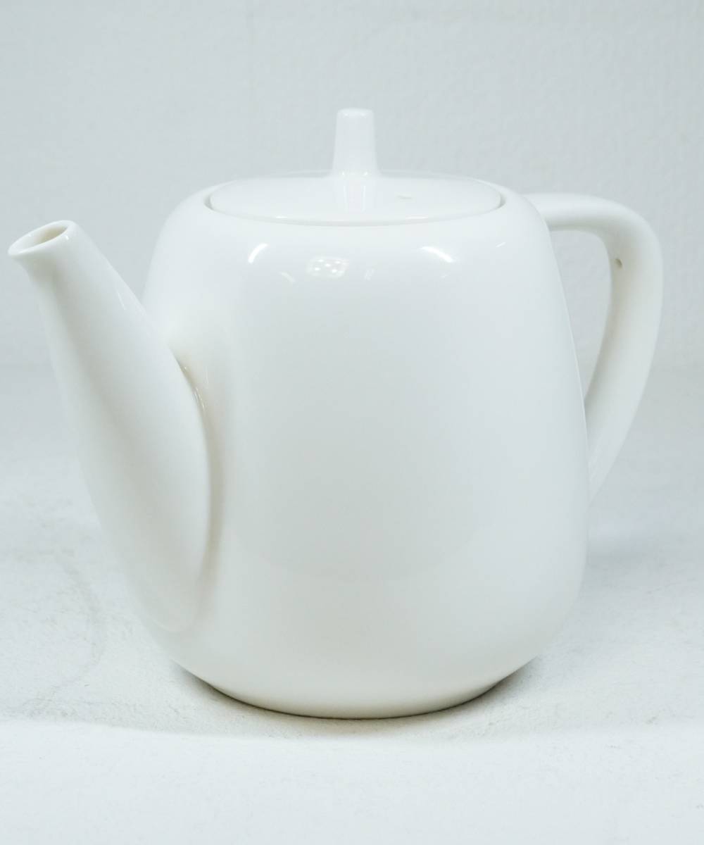昭和期ビンテージ レトロ雑貨 瀬戸セーエー陶器製 SEYEI FINE CHINA 1960年代国産ポーセリン 白磁ティーポット エステート