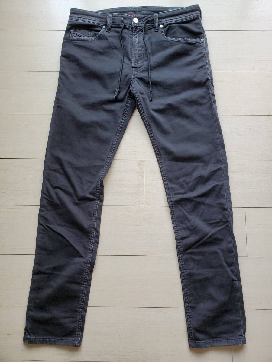 DIESEL THOMMER CBB-NE 30 ディーゼル ジョグジーンズ 黒 DIESEL ディーゼル THOMMER CBB-NE スウェット デニム パンツ