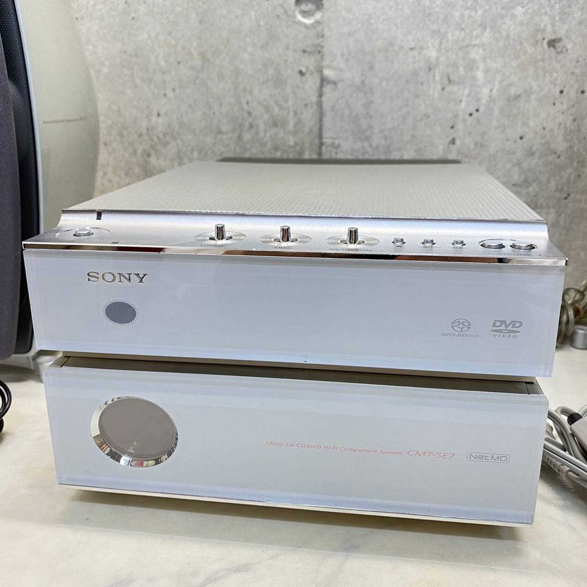 SONY ソニー CMT-SE7 HCD-SE7 SS-CSE7W CD/SACD/DVD/MD/AM/FM コンポ