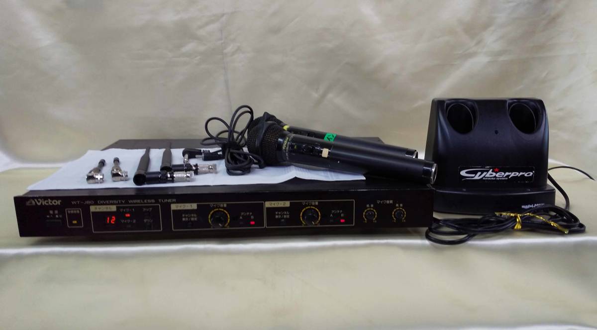 ビクター WT-J80 DIVERSITY WIRELESS TUNER ワイヤレスチューナー