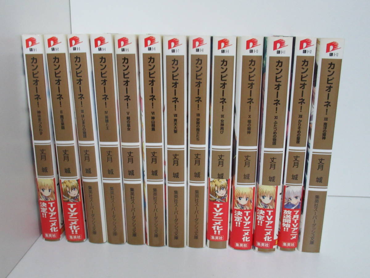 中古本 カンピオーネ 13冊セット 丈月城 集英社スーパーダッシュ文庫 1巻 13巻 文庫本 ライトノベル 小説 アニメ化 の落札情報詳細 ヤフオク落札価格情報 オークフリー スマートフォン版