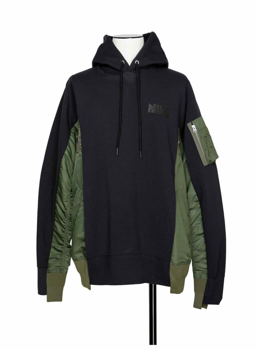 新品】【新品】Mサイズ 20AW NIKE x SACAI Hoodie NAVY CW2419 475 