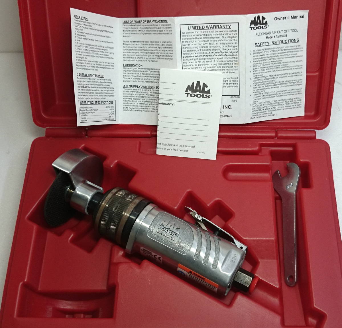 MAC TOOLS マックツールズフレックスエアカットオフツールAMT3K