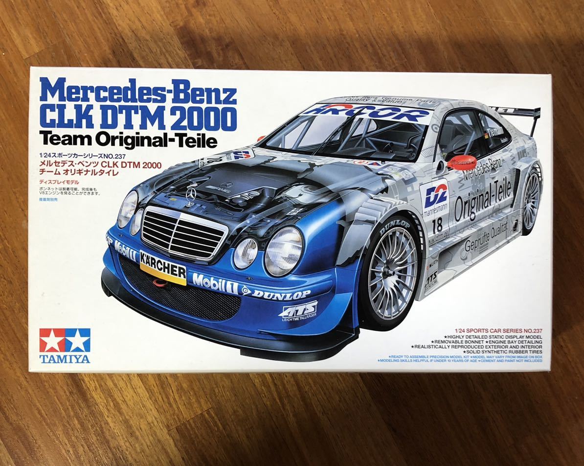 タミヤ 1/24 メルセデスベンツCLK DTM2000 チーム オリギナルタイレ タミヤ 1/24 メルセデスベンツCLK DTM2000 チーム オリギナルタイレ