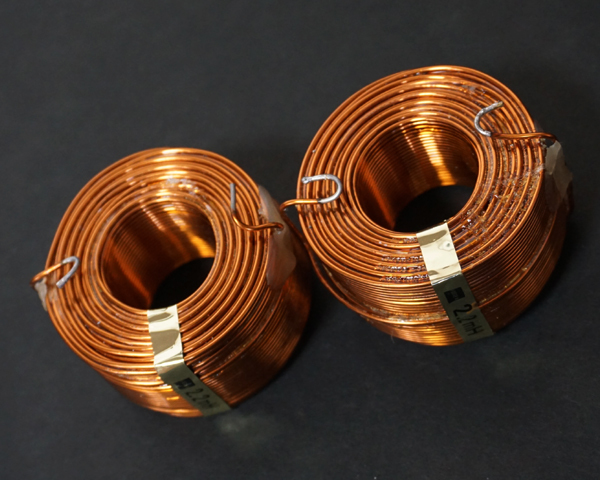 ◇FOSTEX スピーカーネットワーク用 空芯コイル 2.2mH◇2個1組、中古