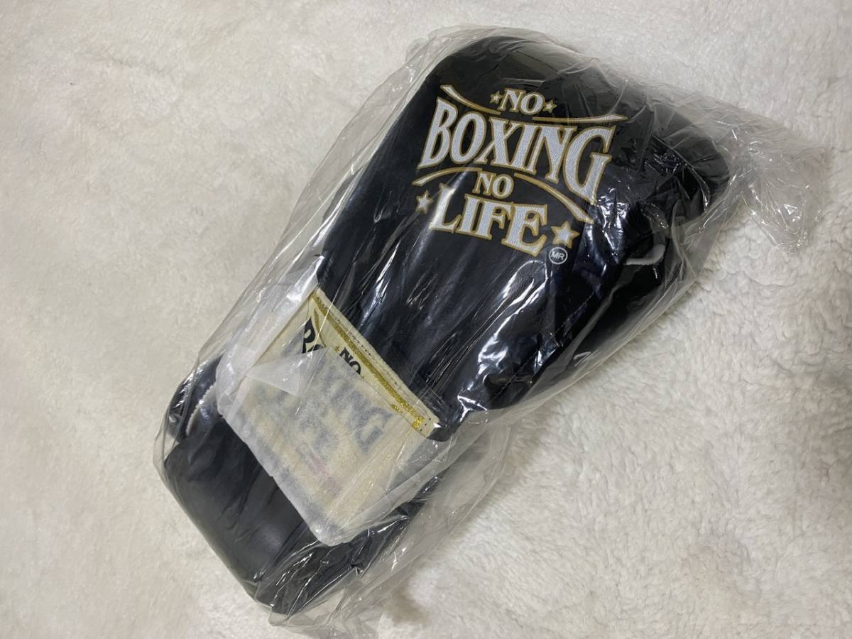 NO BOXING NO LIFE グローブ8オンス No Boxing No Life Black Lace-Up