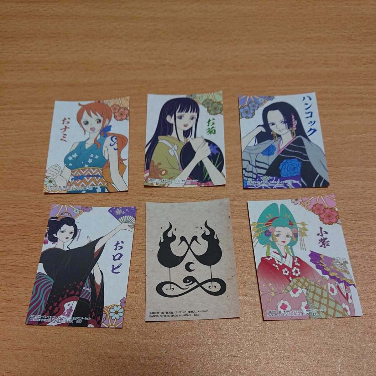 購入特典 6種 フルコンプ 一番くじ ワンピース ガールズコレクション 華ノ幕 ステッカー ハンコック 小紫 お菊 おナミ おロビ 全種 の落札情報詳細 ヤフオク落札価格情報 オークフリー スマートフォン版