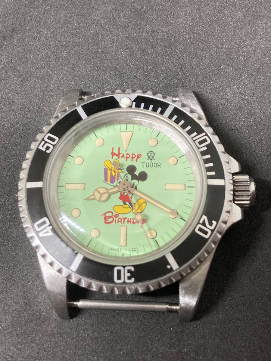 OH済 TUDOR チュードル サブマリーナ 小バラサブ ミッキーダイヤル