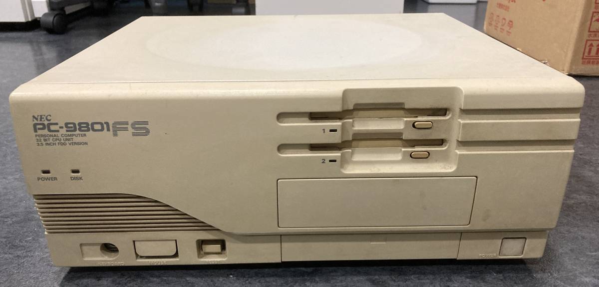 NEC PC-9801-55U SCSIインターフェースボード 送料込】NEC PC-9801 FS、SCSIボード（PC-9801-55U） ジャンク、状態は