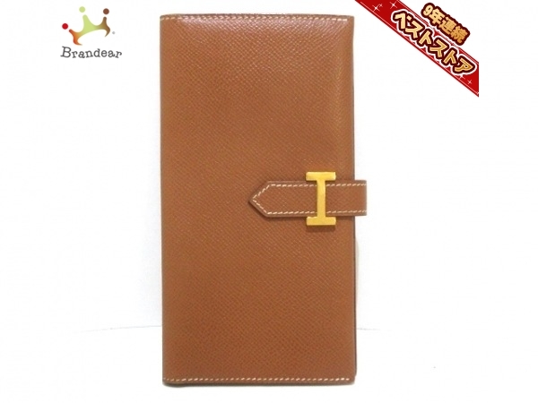 廃盤 最高級美品】 エルメス ベアン クラシック クシュベル 長財布