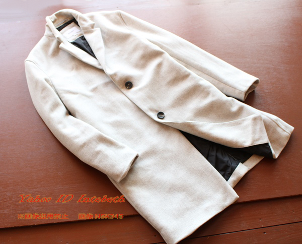 新品 新品 スペインpull Bear チェスター コートxl Xxl白 メンズ Wool テーラード コート アウター ロング シンプル ウール 紳士 秋冬 の落札情報詳細 ヤフオク落札価格情報 オークフリー スマートフォン版