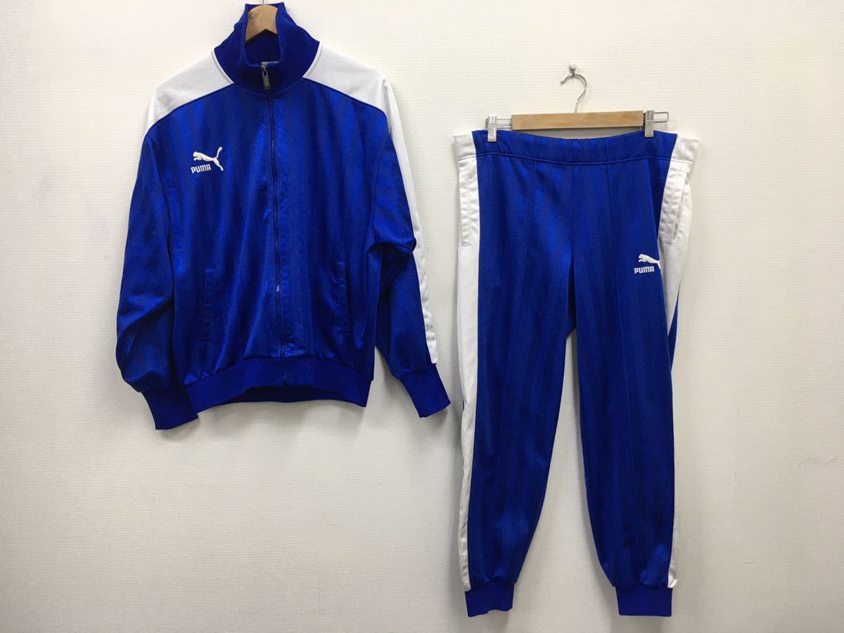 Puma プーマ メンズ ジャージ上下セット スポーツウェア トレーニングウェア Extra Hitunion 大きめ ブルー ホワイト の落札情報詳細 ヤフオク落札価格情報 オークフリー スマートフォン版