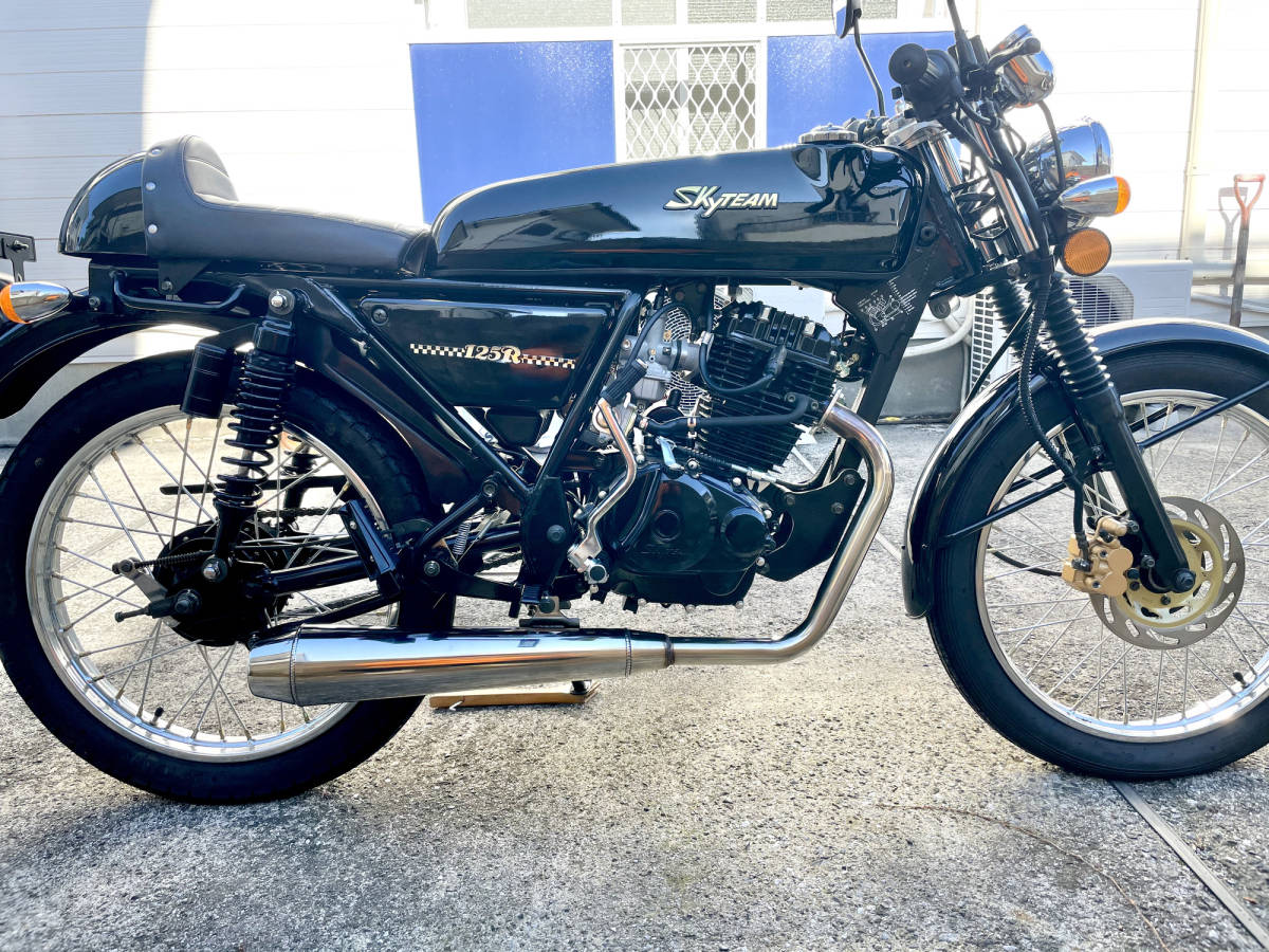 足つき安心】【極上希少・超低走行・20年6月新車登録】Skyteam ACE125R ...