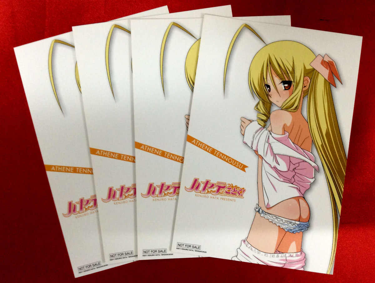 ハヤテのごとく 畑健二郎 非売品 ポストカードサイズ イラストシート 4枚 希少 A631 の落札情報詳細 ヤフオク落札価格情報 オークフリー スマートフォン版