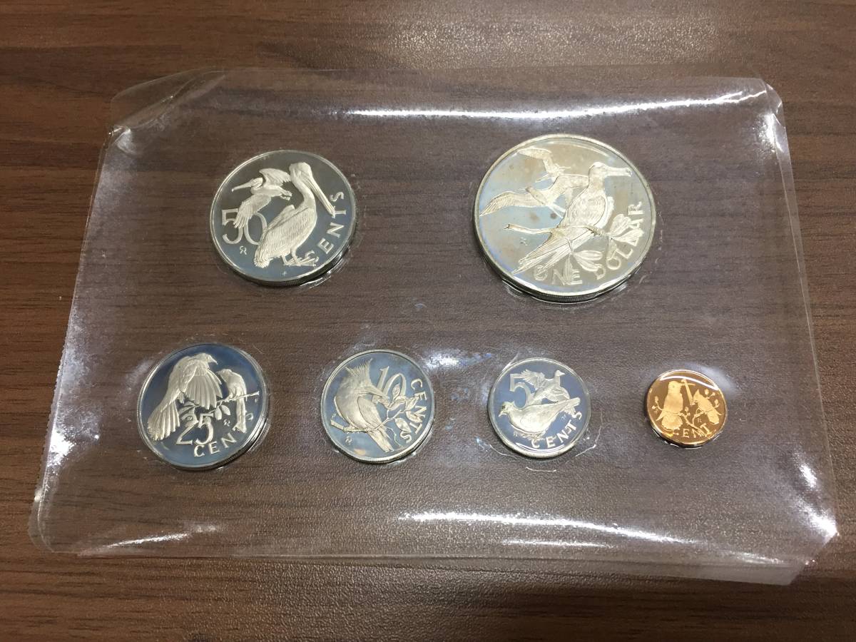 新品】【3957】1973年 英領ヴァージン諸島 プルーフ貨幣セット FIRST