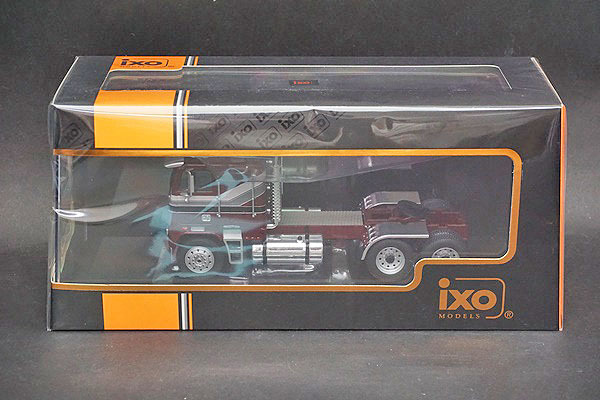 Miniature FREIGHTLINER COE 1976 BLANC/ROUGE