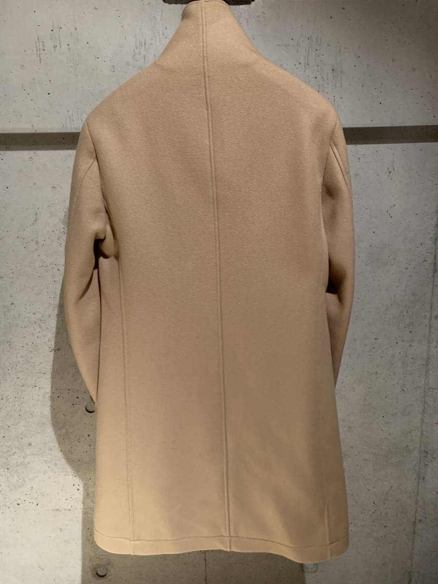 JUNHASHIMOTO スタンドカラーコート　akm 1piu LEON掲載 定価9 1万 junhashimoto STAND COLLAR COAT 3 ベージュ
